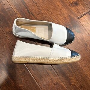 Worn Once | Vidoretta Leather Espadrilles, Made in Spain